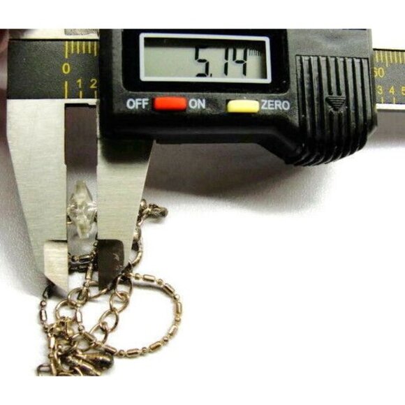 9 + 2.25" Bracelet Sterling Silver 925 Necklace Ankle Heart Vintage - Picture 8 of 8